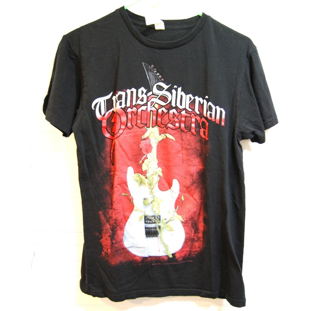 Trans-Siberian Orchestra tshirt small Cotton Heritage tee Front & back print '25
